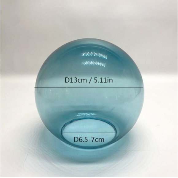 NEW Replacement Blue-Coloured Glass Shade - Picture 1 of 7
